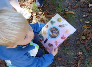 Jesienne zabawy w grupie Promyczków
