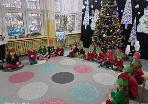 występ świąteczny gr. Pszczólki