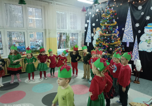 występ świąteczny gr. Pszczólki