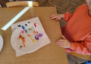 efekt rozmycia cyferek