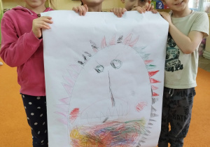 Plakat dzieci przedstawiający złość
